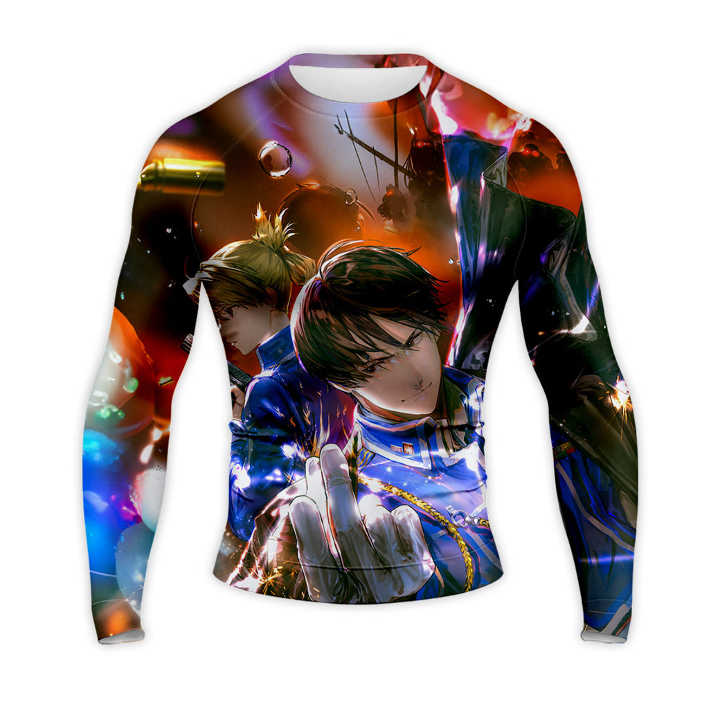 Fullmetal Alchemist Roy Mustang Flame Sparks Anime Apparel