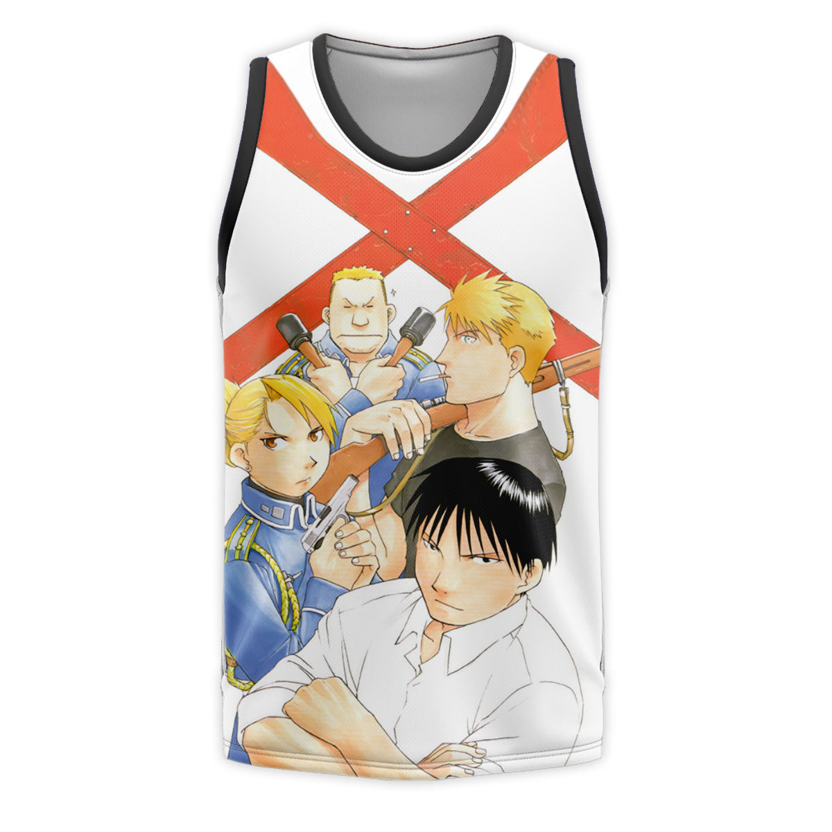 Fullmetal Alchemist Roy Mustang Flame Unit Anime Apparel