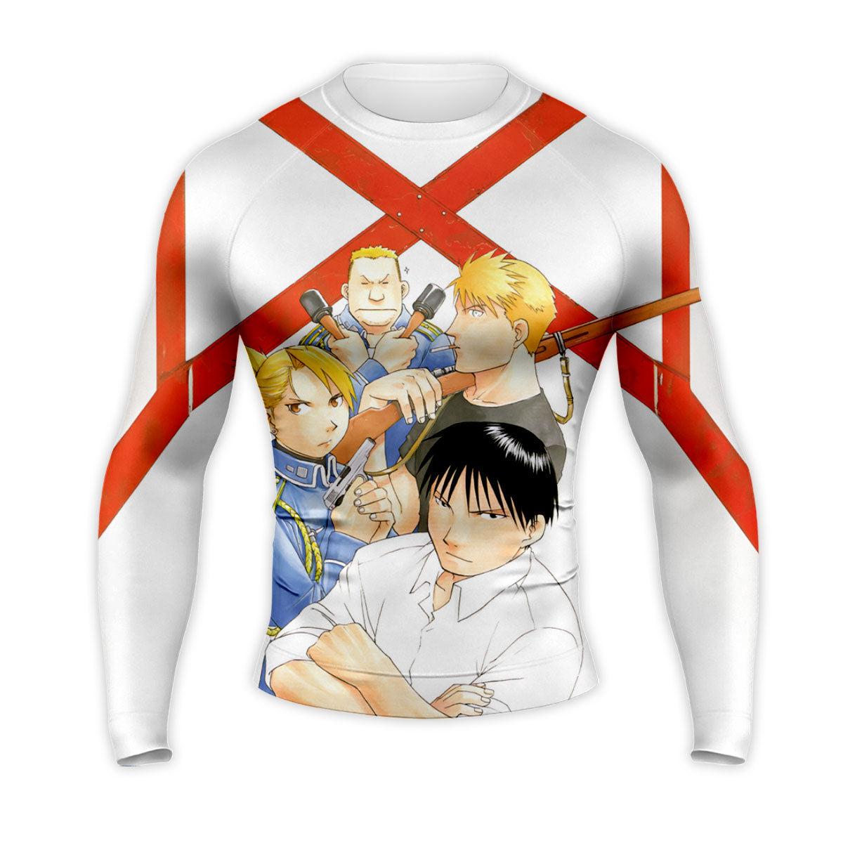 Fullmetal Alchemist Roy Mustang Flame Unit Anime Apparel
