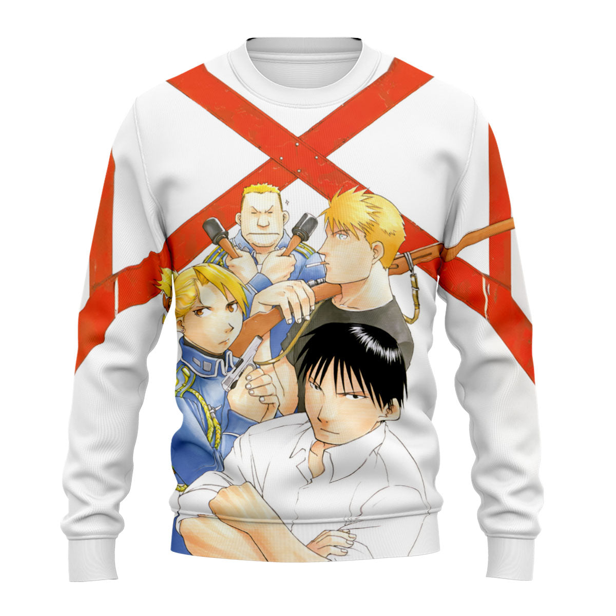 Fullmetal Alchemist Roy Mustang Flame Unit Anime Apparel