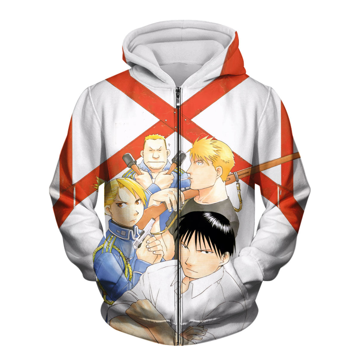Fullmetal Alchemist Roy Mustang Flame Unit Anime Apparel