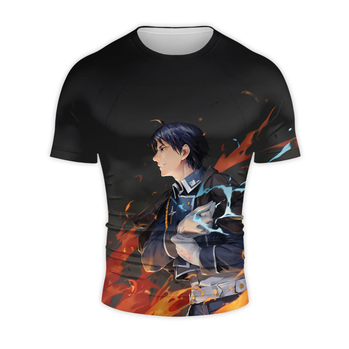 Fullmetal Alchemist Roy Mustang Flames Anime Apparel
