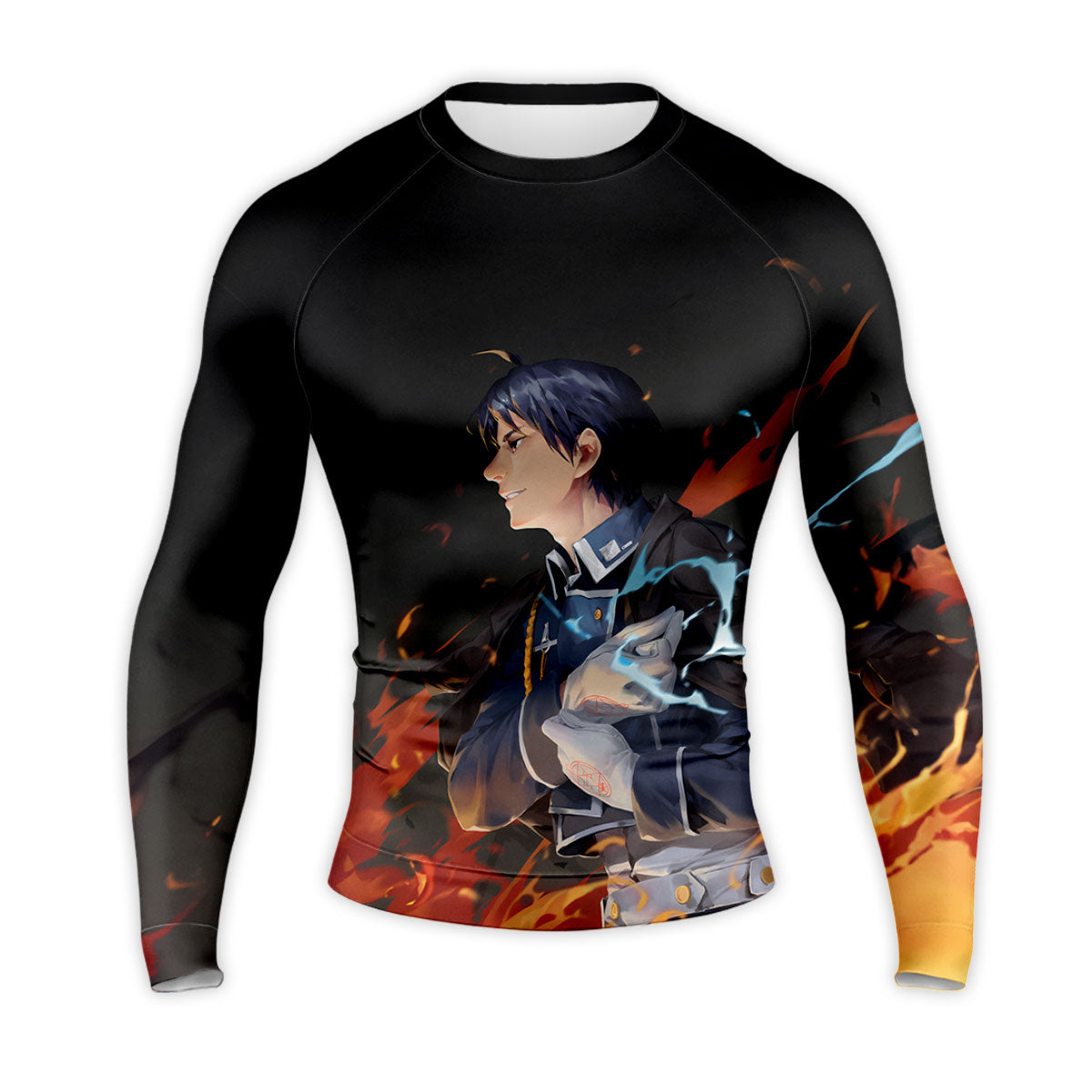 Fullmetal Alchemist Roy Mustang Flames Anime Apparel
