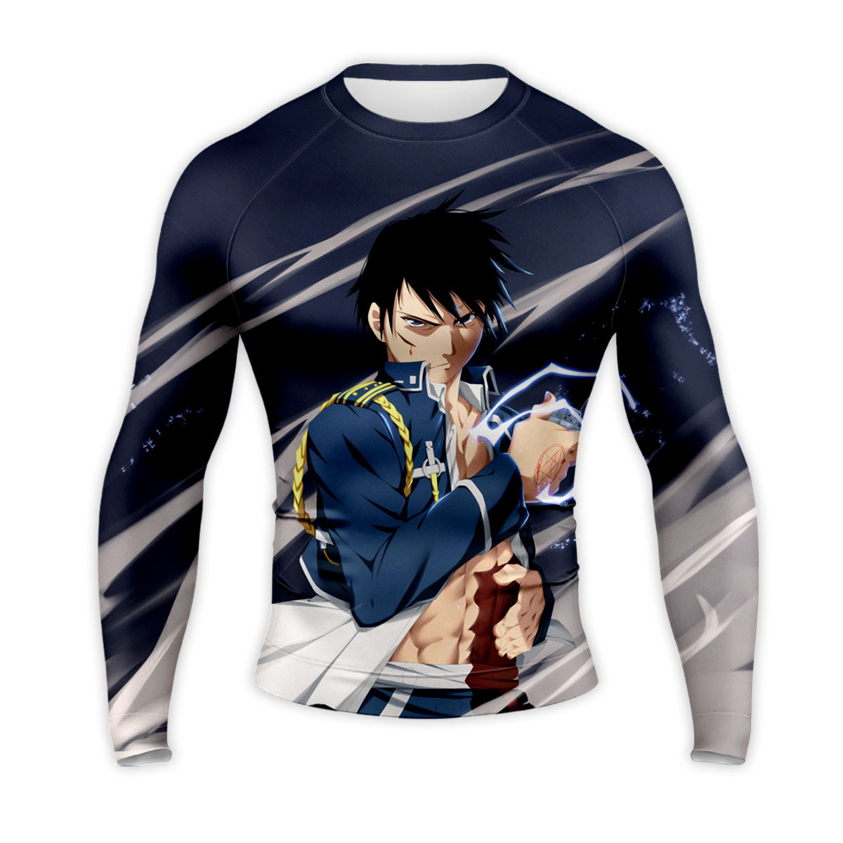 Fullmetal Alchemist Roy Mustang Lightning Alchemy Anime Apparel