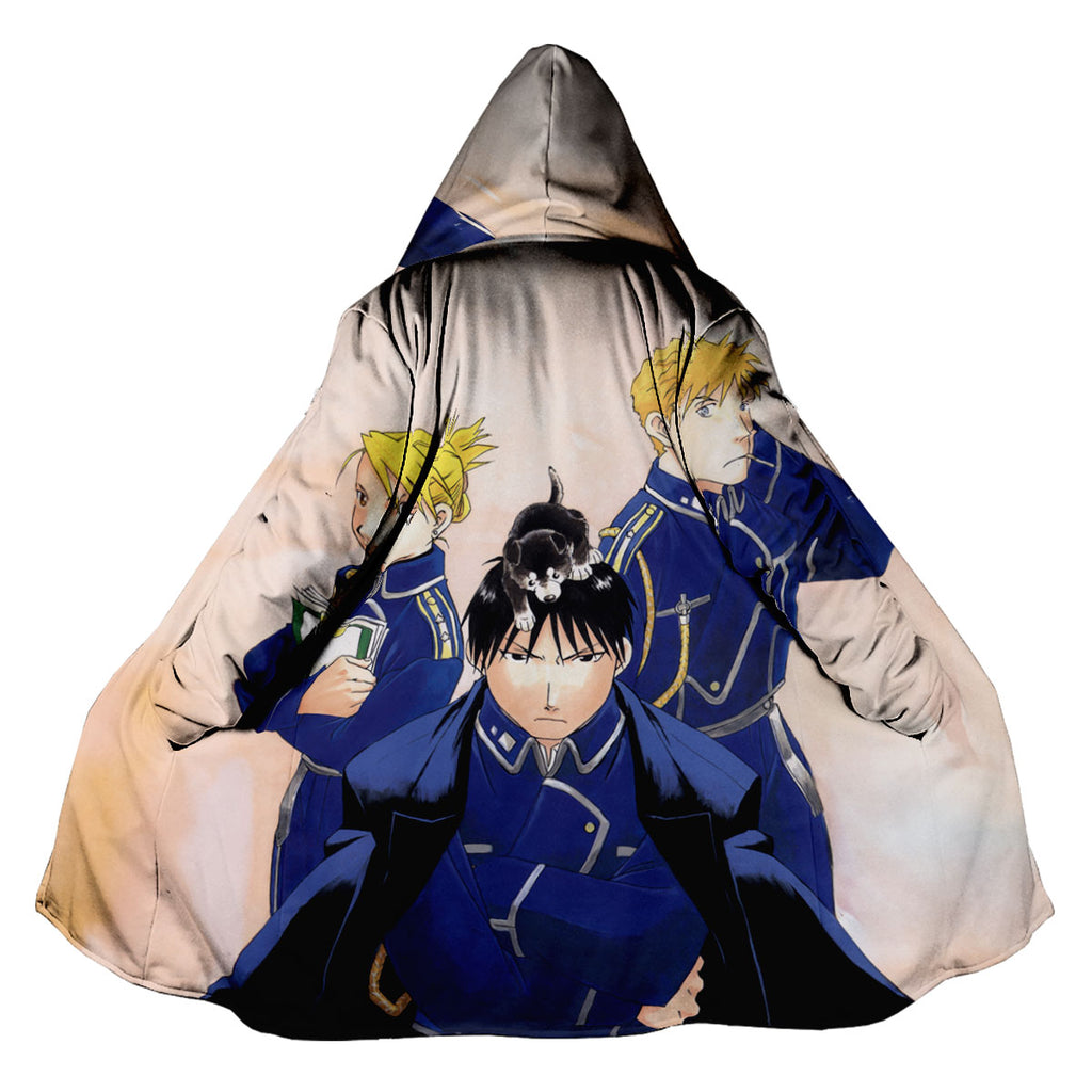 Fullmetal Alchemist Roy Mustang With Cat Anime Apparel