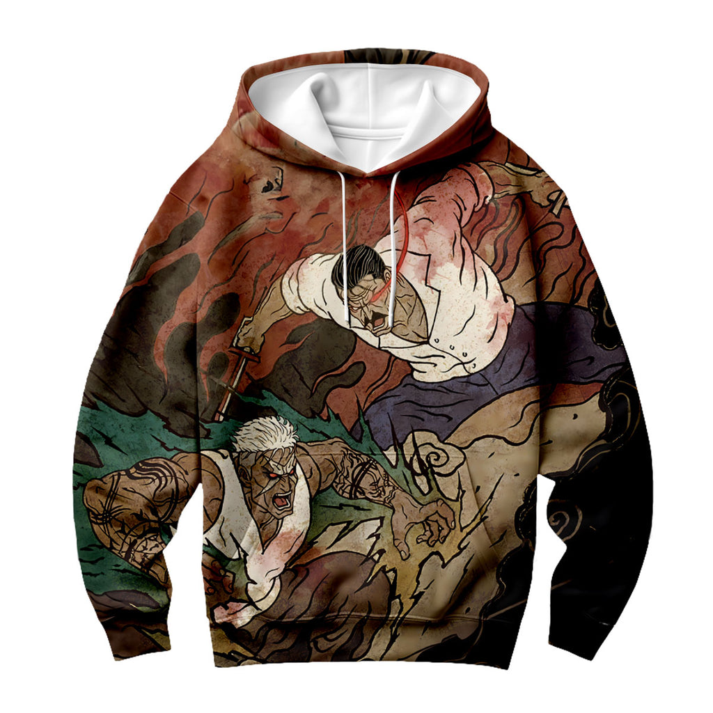 Fullmetal Alchemist Scar Bradley Combat Art Anime Apparel