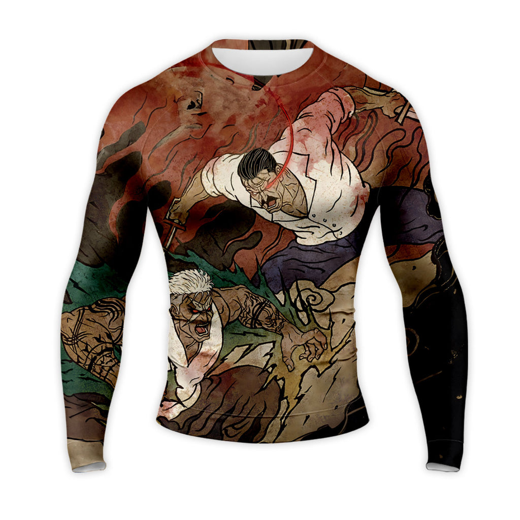 Fullmetal Alchemist Scar Bradley Combat Art Anime Apparel