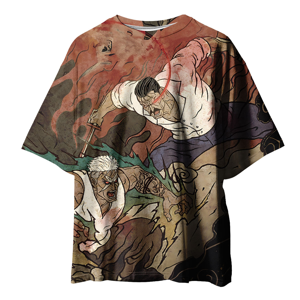 Fullmetal Alchemist Scar Bradley Combat Art Anime Apparel