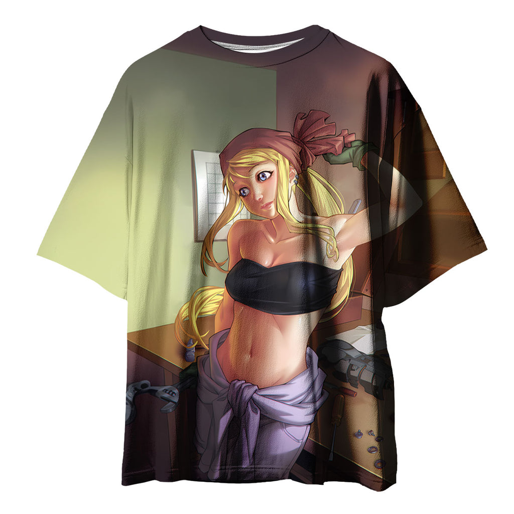 Fullmetal Alchemist Winry Rockbell Crafting Automail Anime Apparel