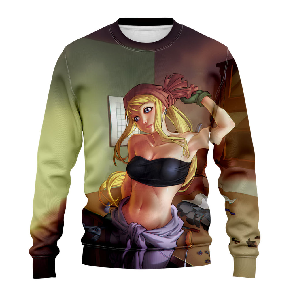 Fullmetal Alchemist Winry Rockbell Crafting Automail Anime Apparel