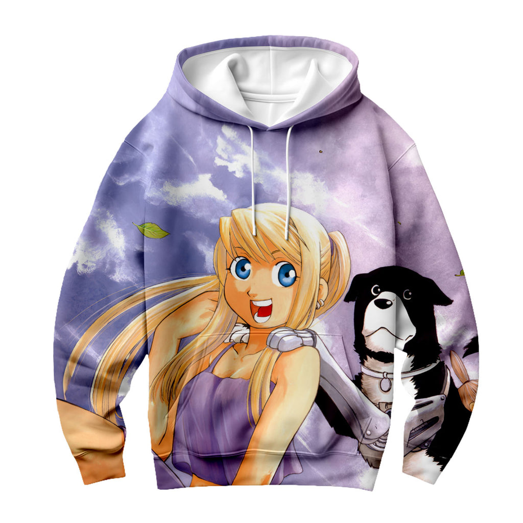 Fullmetal Alchemist Winry Rockbell Mechanic Canine Companion Anime Apparel