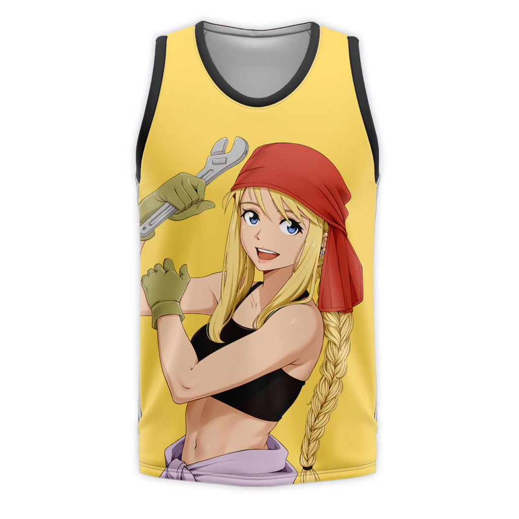 Fullmetal Alchemist Winry Rockbell Mechanic Wrench Anime Apparel