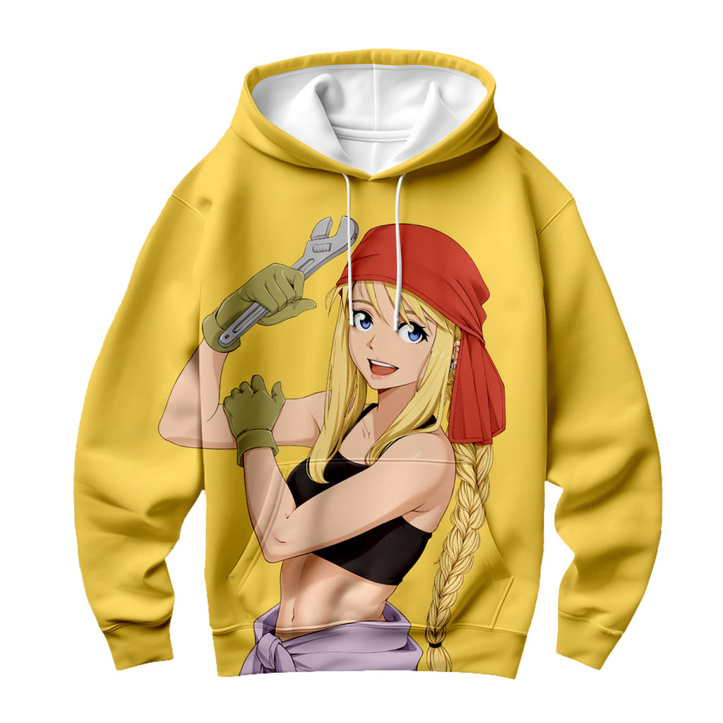 Fullmetal Alchemist Winry Rockbell Mechanic Wrench Anime Apparel