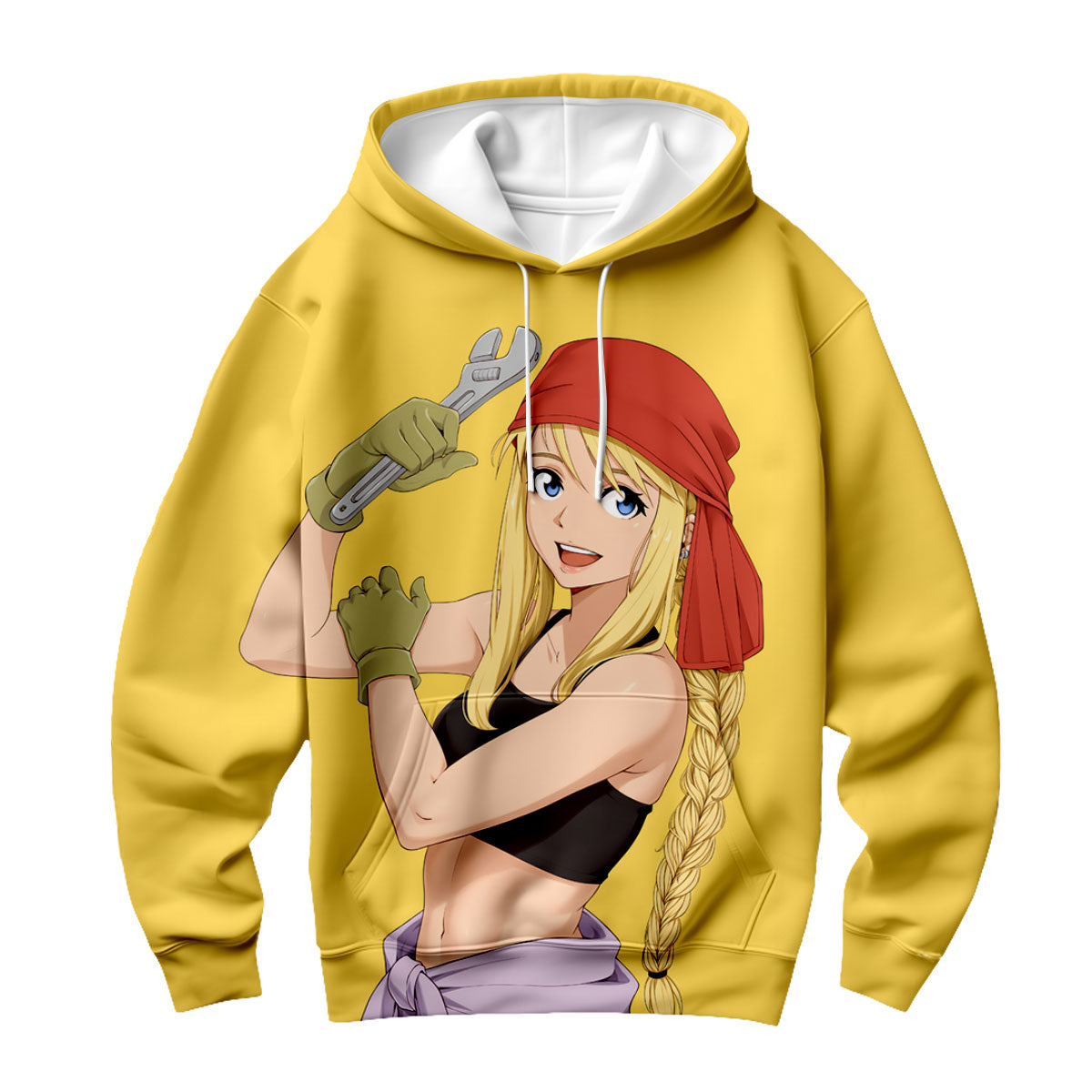 Fullmetal Alchemist Winry Rockbell Mechanic Wrench Anime Apparel
