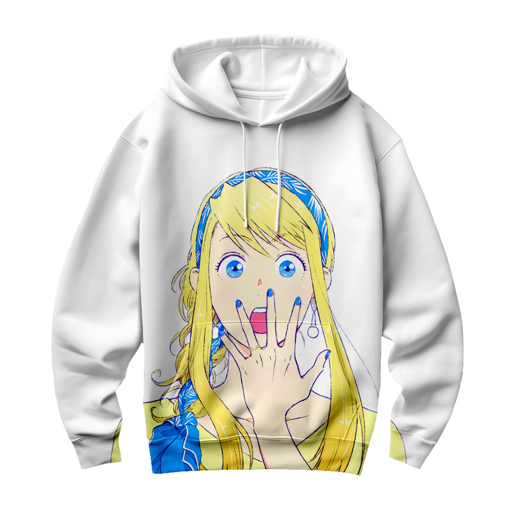 Fullmetal Alchemist Winry Rockbell Shocked Expression Anime Apparel