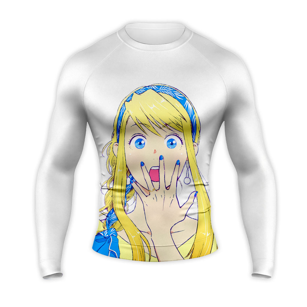 Fullmetal Alchemist Winry Rockbell Shocked Expression Anime Apparel