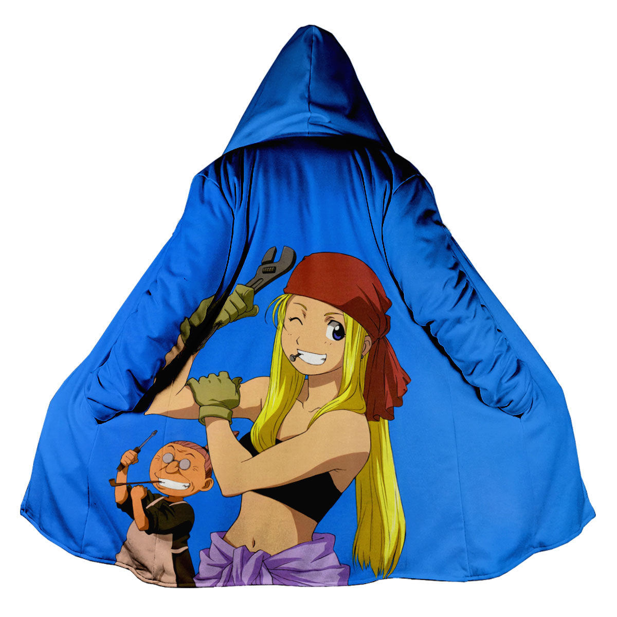 Fullmetal Alchemist Winry Wrench Smiling Anime Apparel
