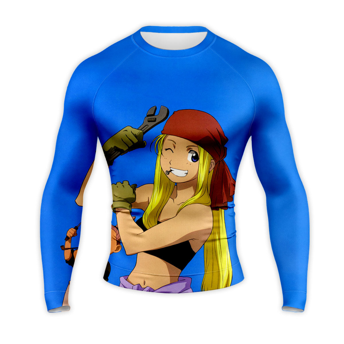Fullmetal Alchemist Winry Wrench Smiling Anime Apparel