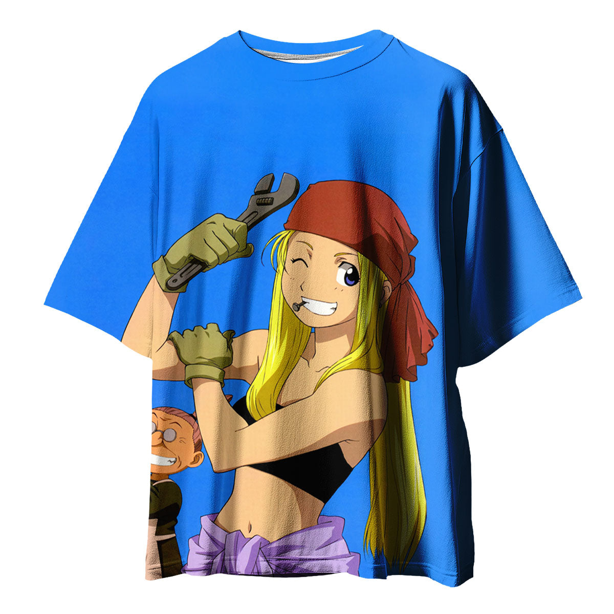 Fullmetal Alchemist Winry Wrench Smiling Anime Apparel