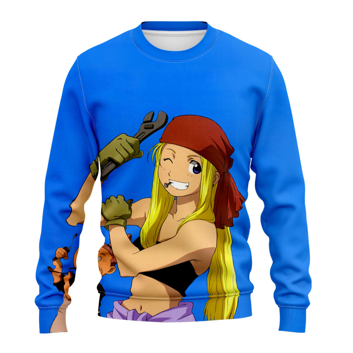 Fullmetal Alchemist Winry Wrench Smiling Anime Apparel