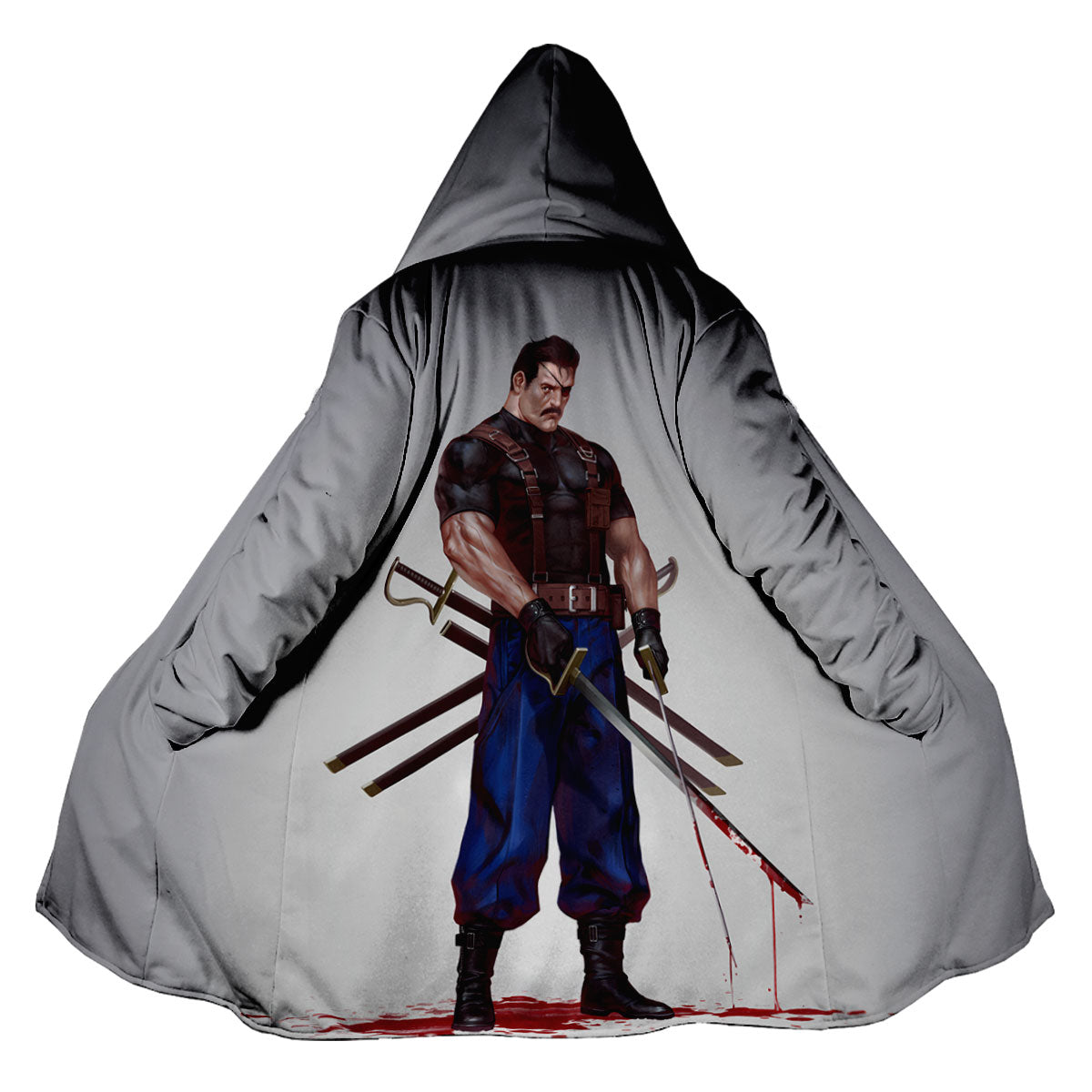 Fullmetal Alchemist Wrath Bloodied Sword Standing Anime Apparel