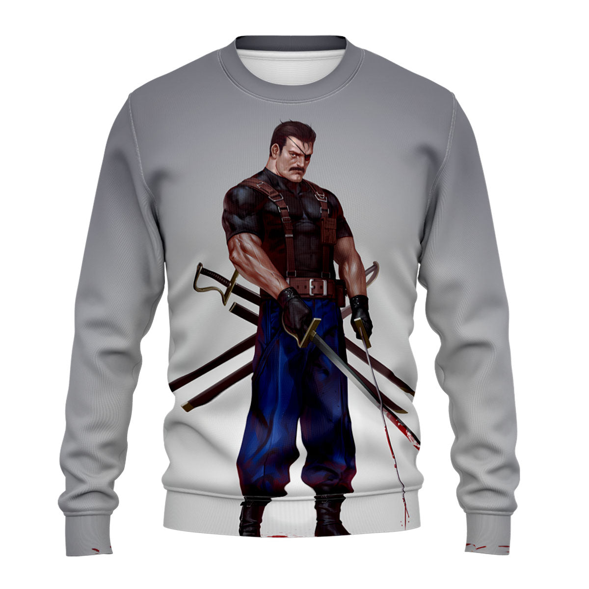 Fullmetal Alchemist Wrath Bloodied Sword Standing Anime Apparel