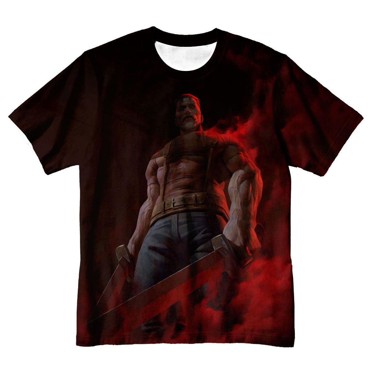Fullmetal Alchemist Wrath Menacing Red Smoke Anime Apparel