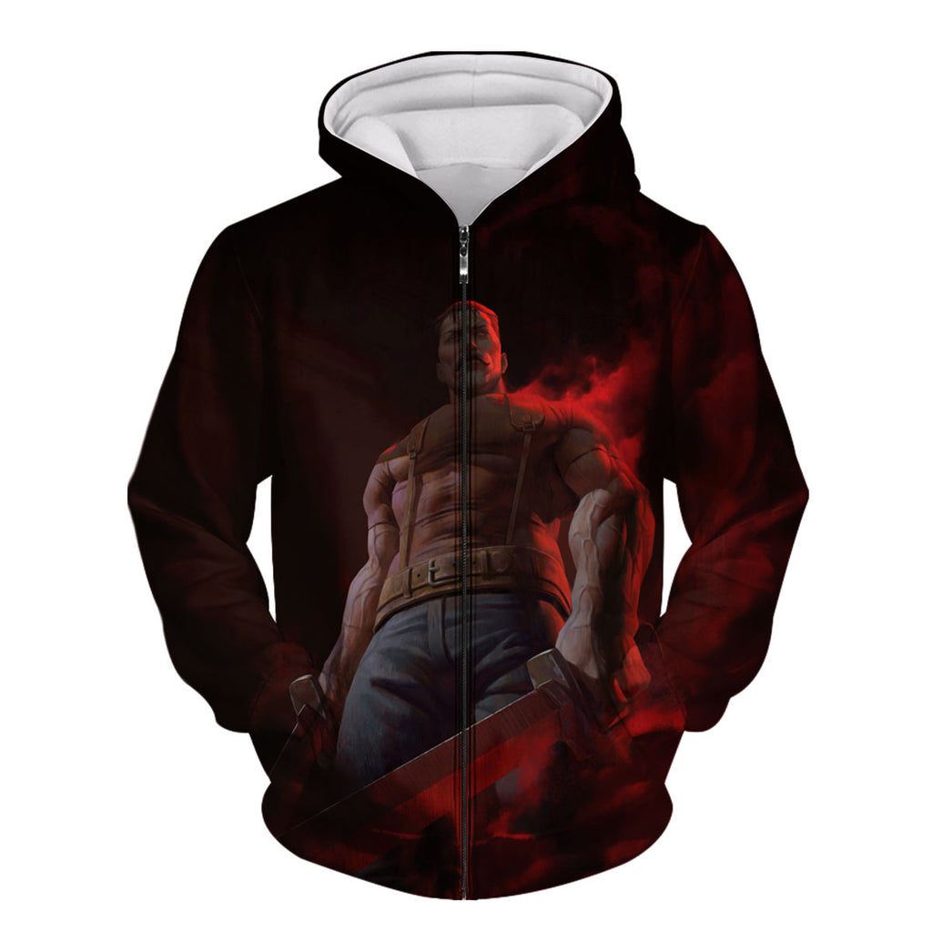 Fullmetal Alchemist Wrath Menacing Red Smoke Anime Apparel