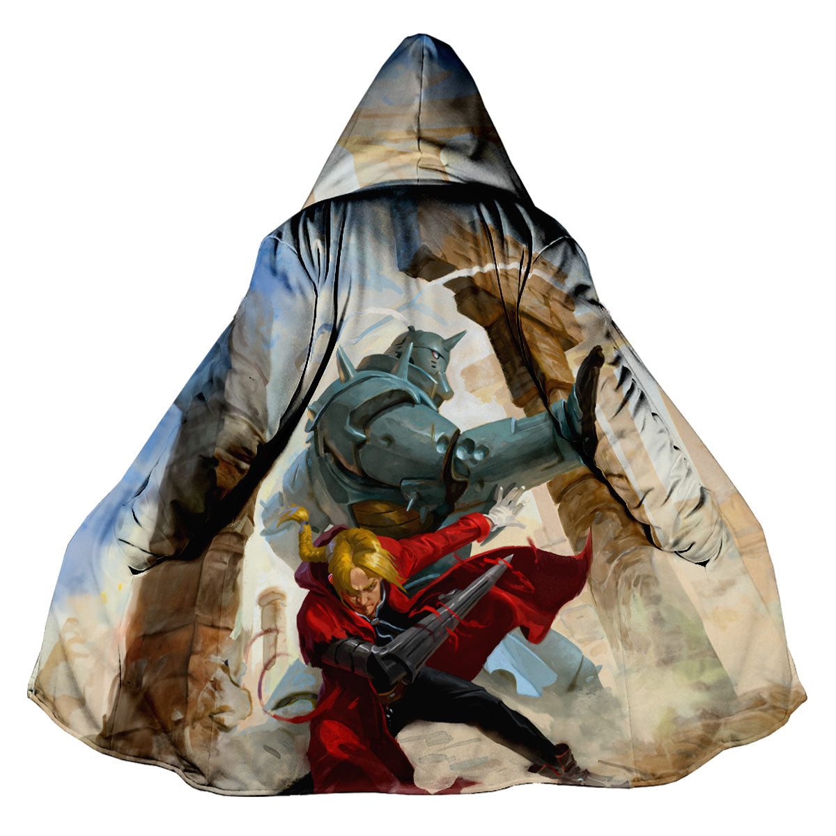 Fullmetal Edward Elric Battle Art Anime Apparel