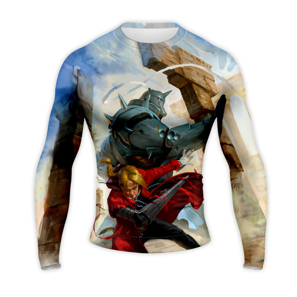 Fullmetal Edward Elric Battle Art Anime Apparel