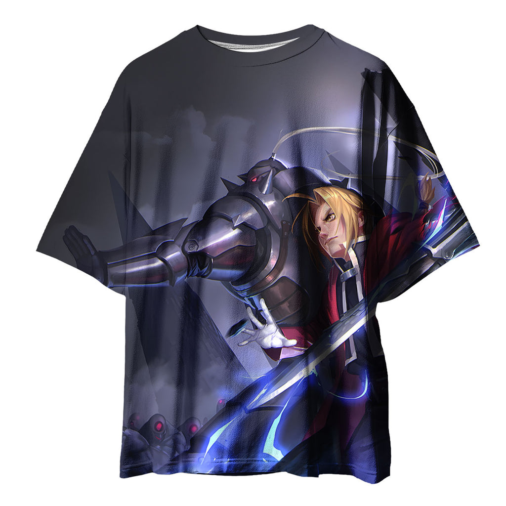 Fullmetal Edward Elric Combat Stance Anime Apparel