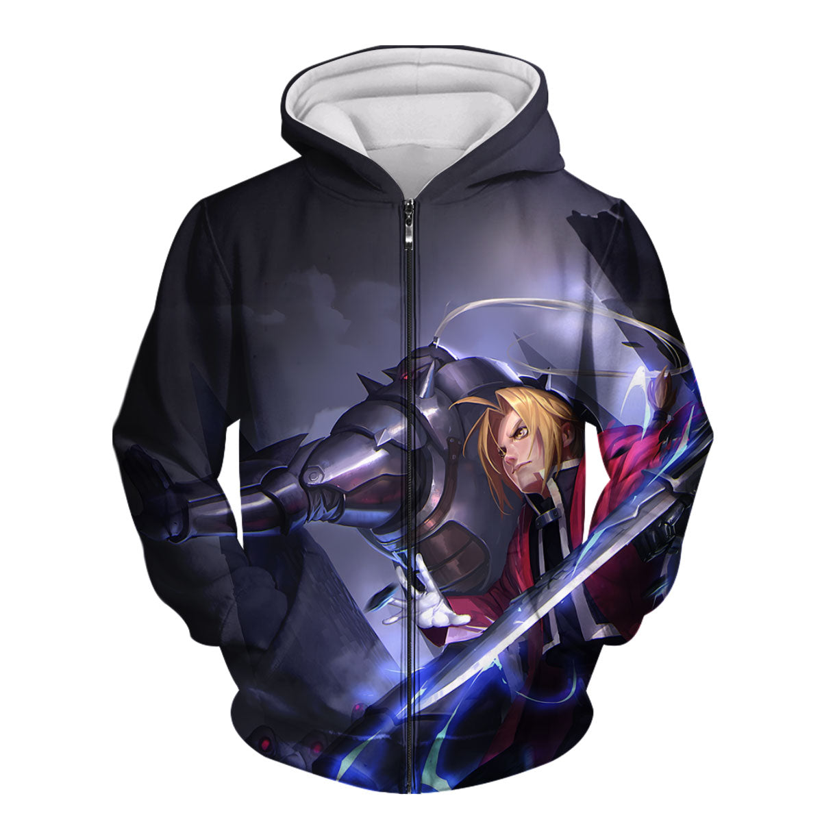Fullmetal Edward Elric Combat Stance Anime Apparel