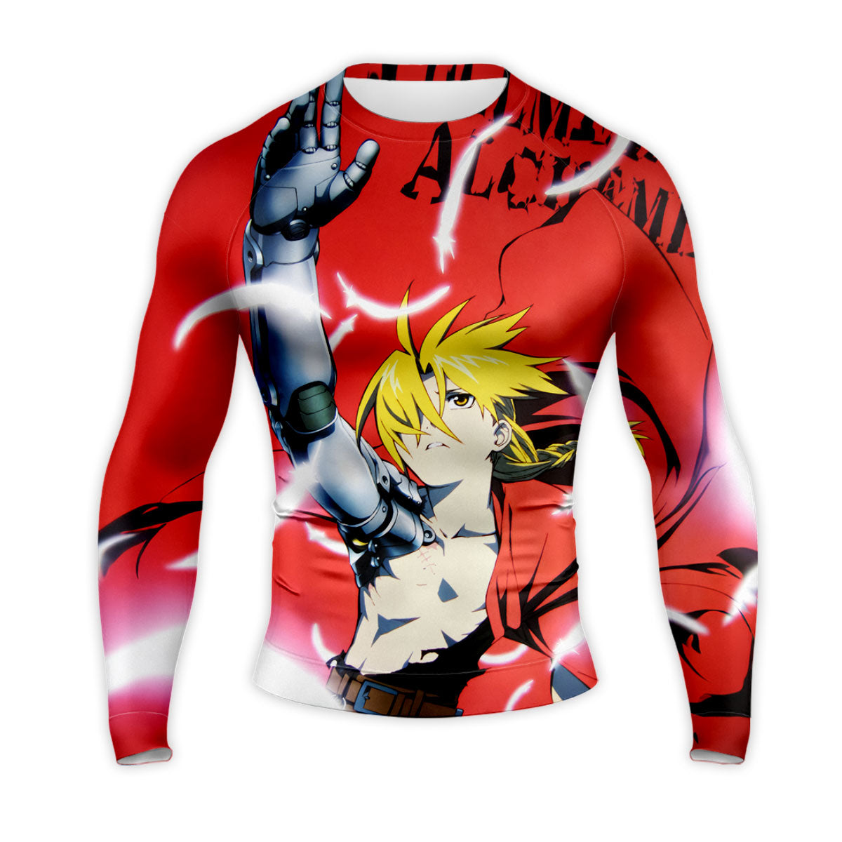 Fullmetal Edward Elric Raising Arm Anime Apparel