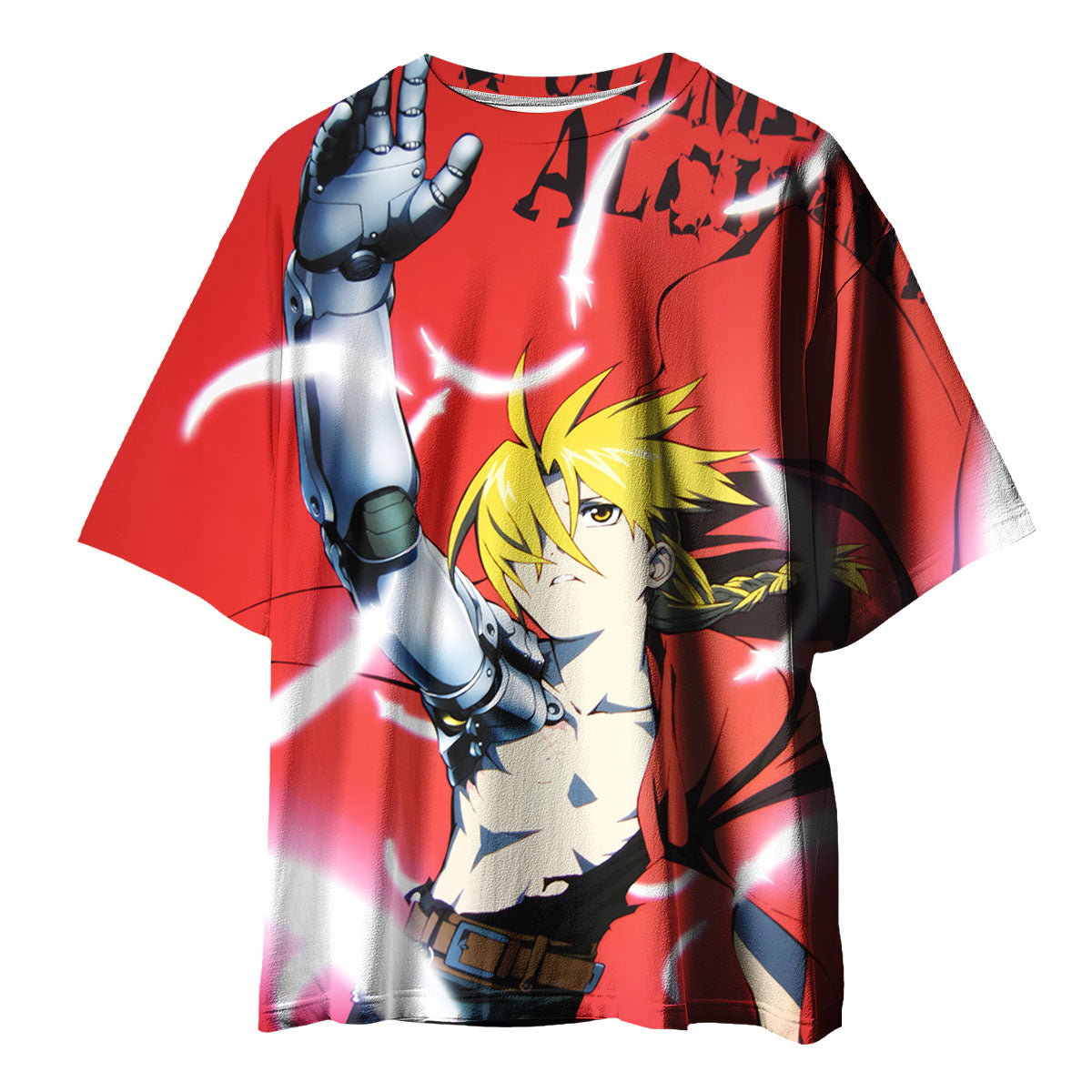Fullmetal Edward Elric Raising Arm Anime Apparel