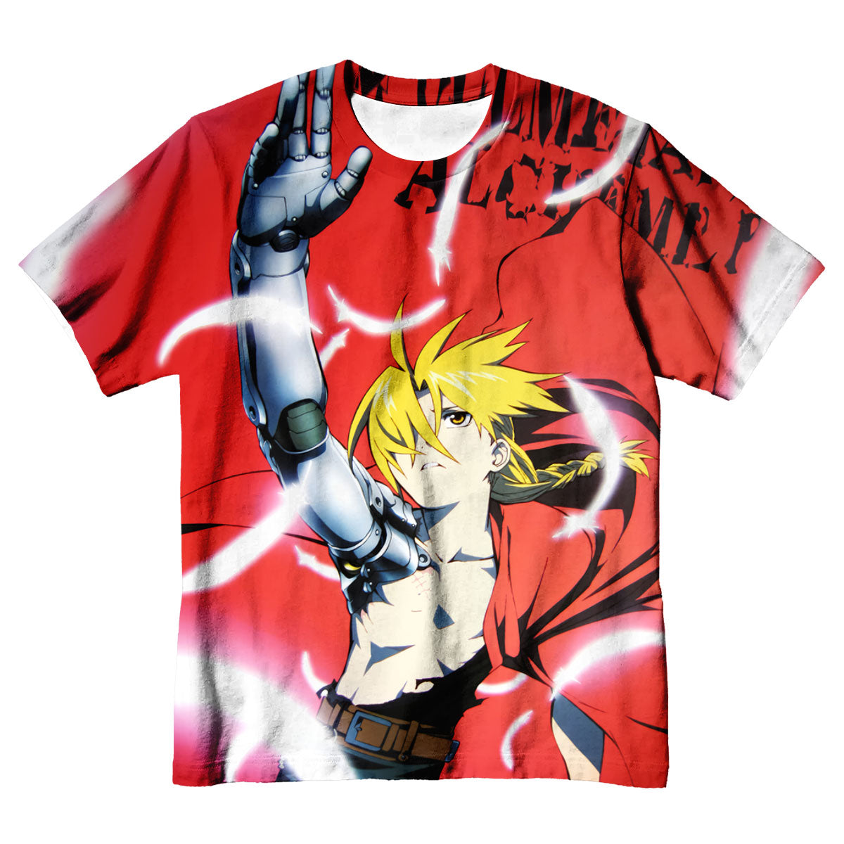 Fullmetal Edward Elric Raising Arm Anime Apparel