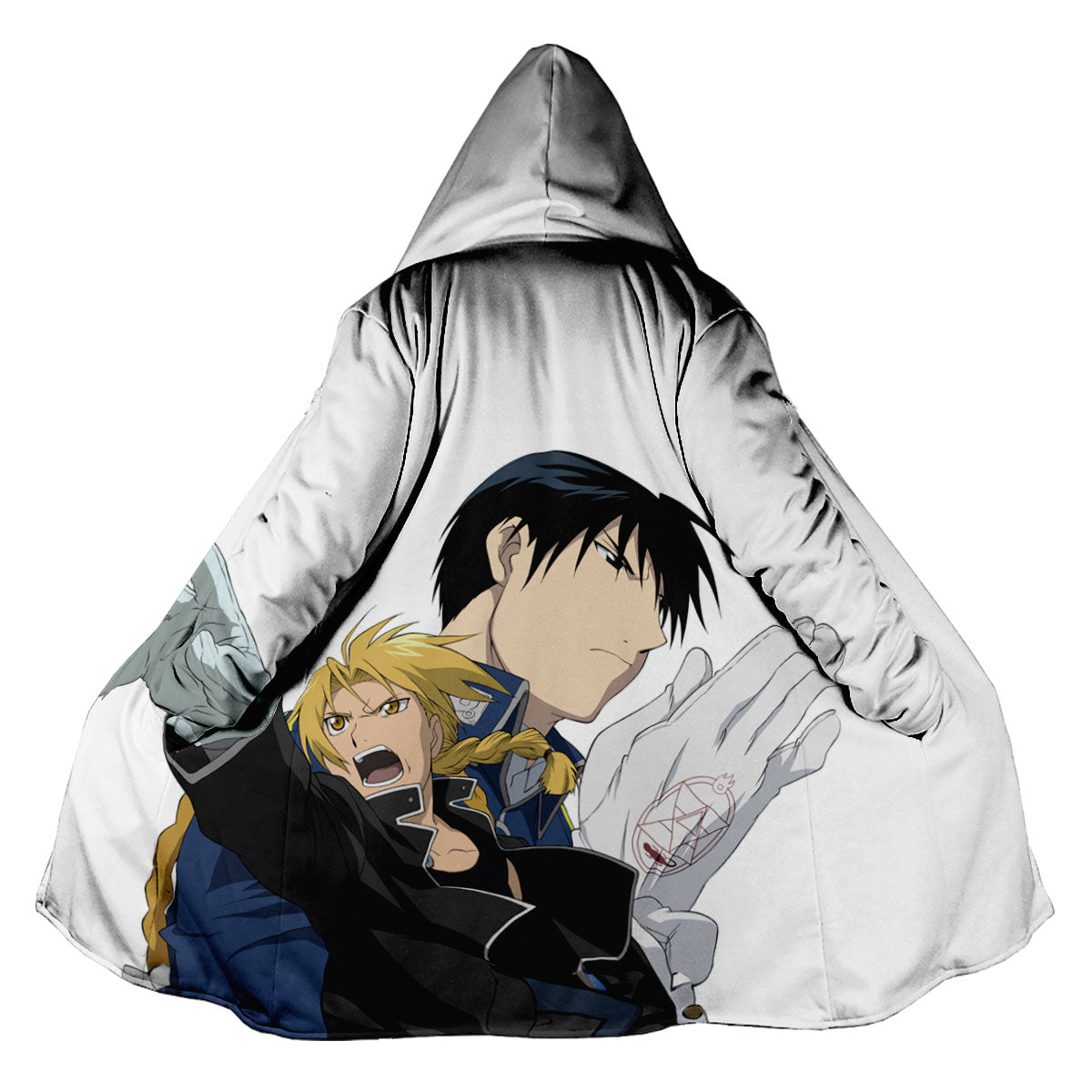 Fullmetal Edward Flame Alchemist Confrontation Anime Apparel