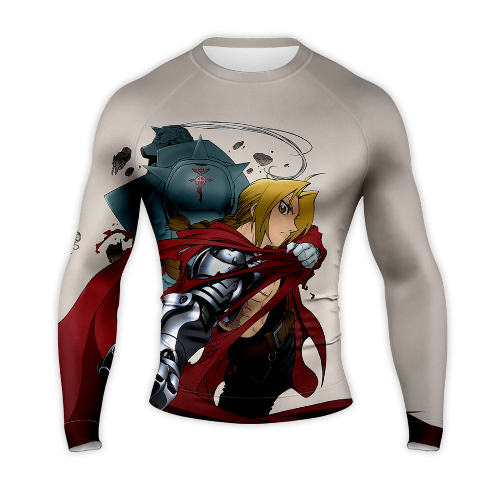 Fullmetal Edward Red Cloak Gray Anime Apparel
