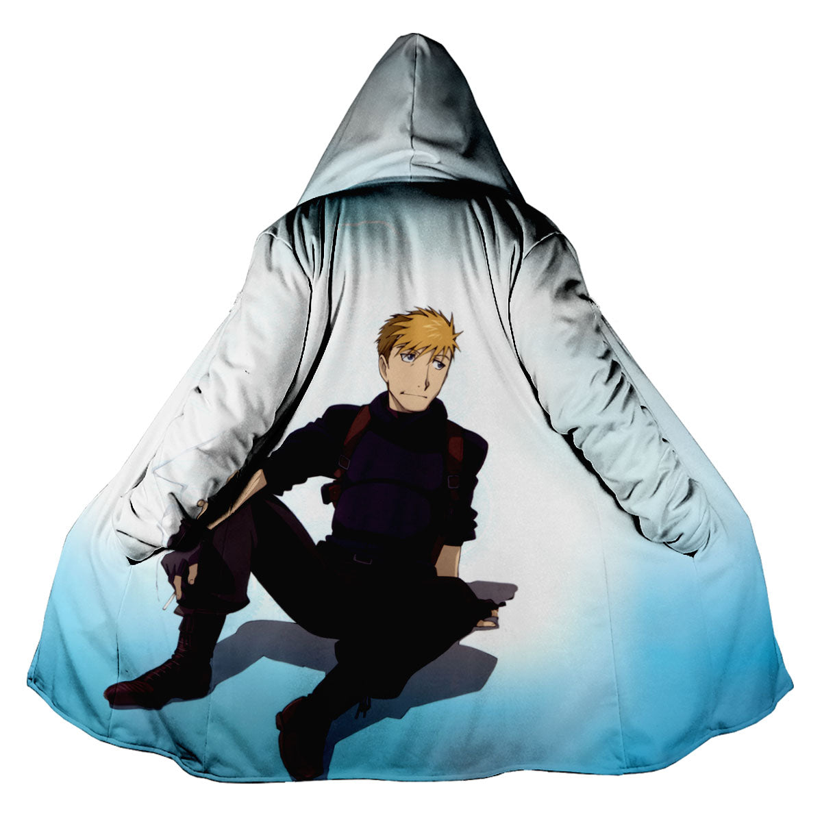Fullmetal Jean Havoc Seated Injured Anime Apparel