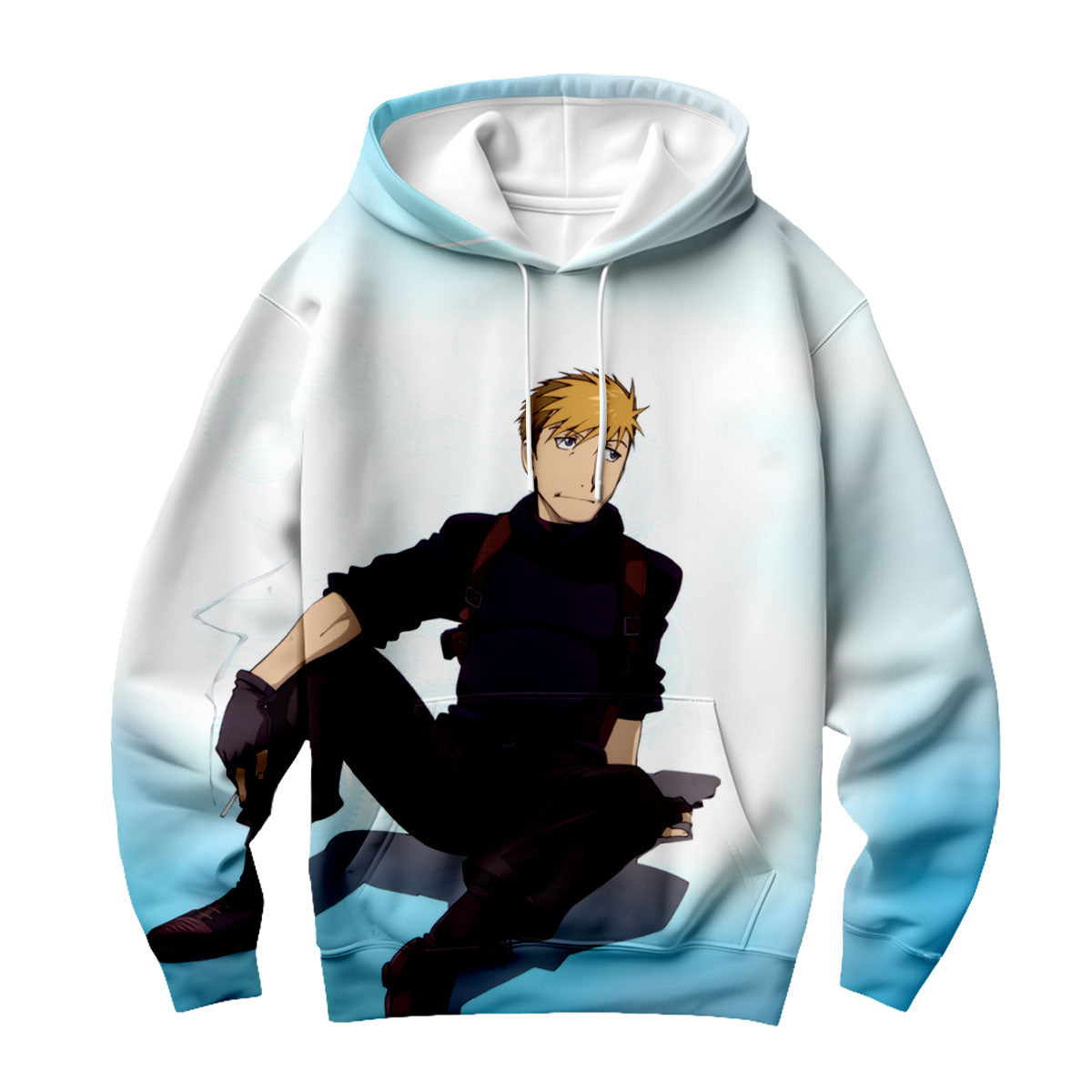 Fullmetal Jean Havoc Seated Injured Anime Apparel