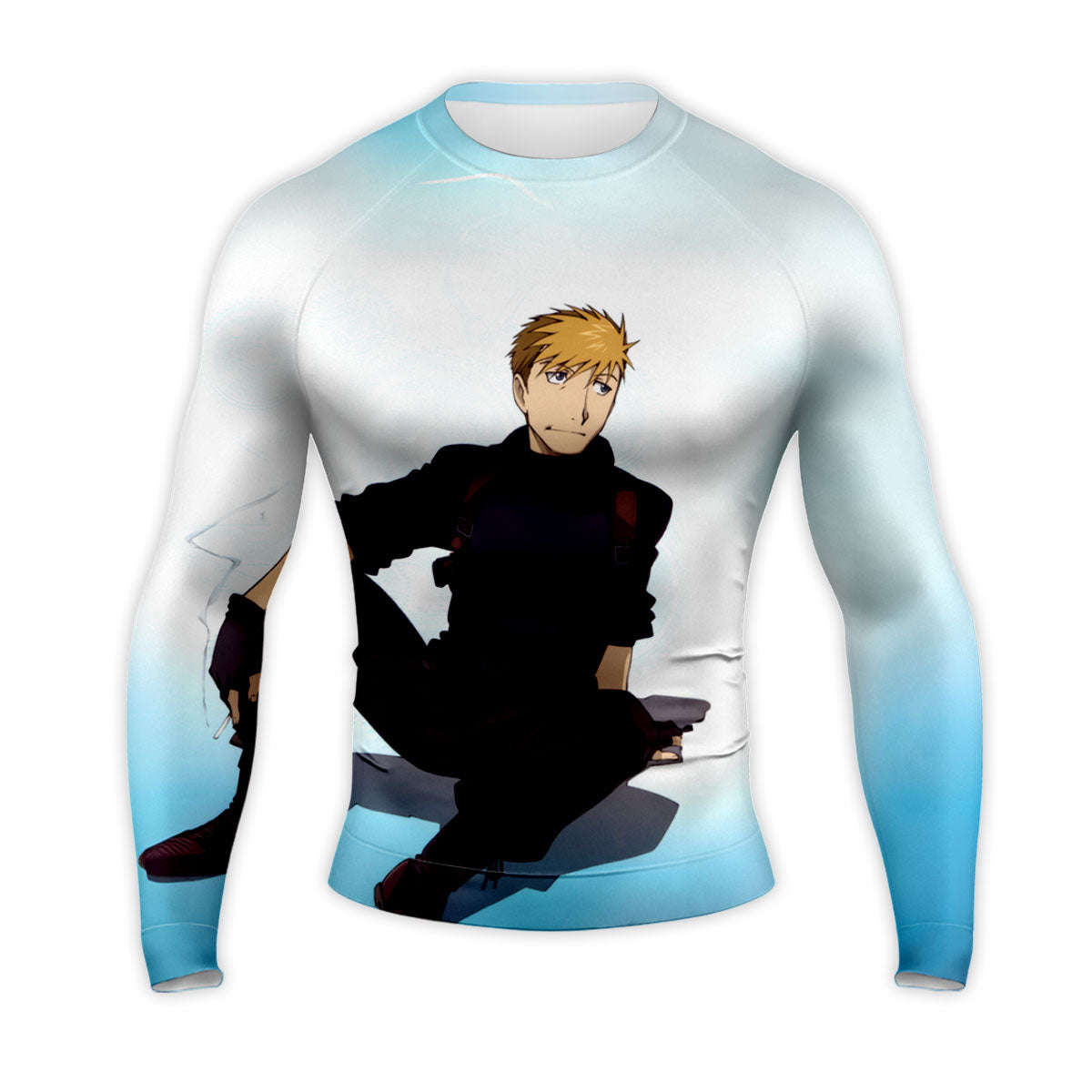 Fullmetal Jean Havoc Seated Injured Anime Apparel