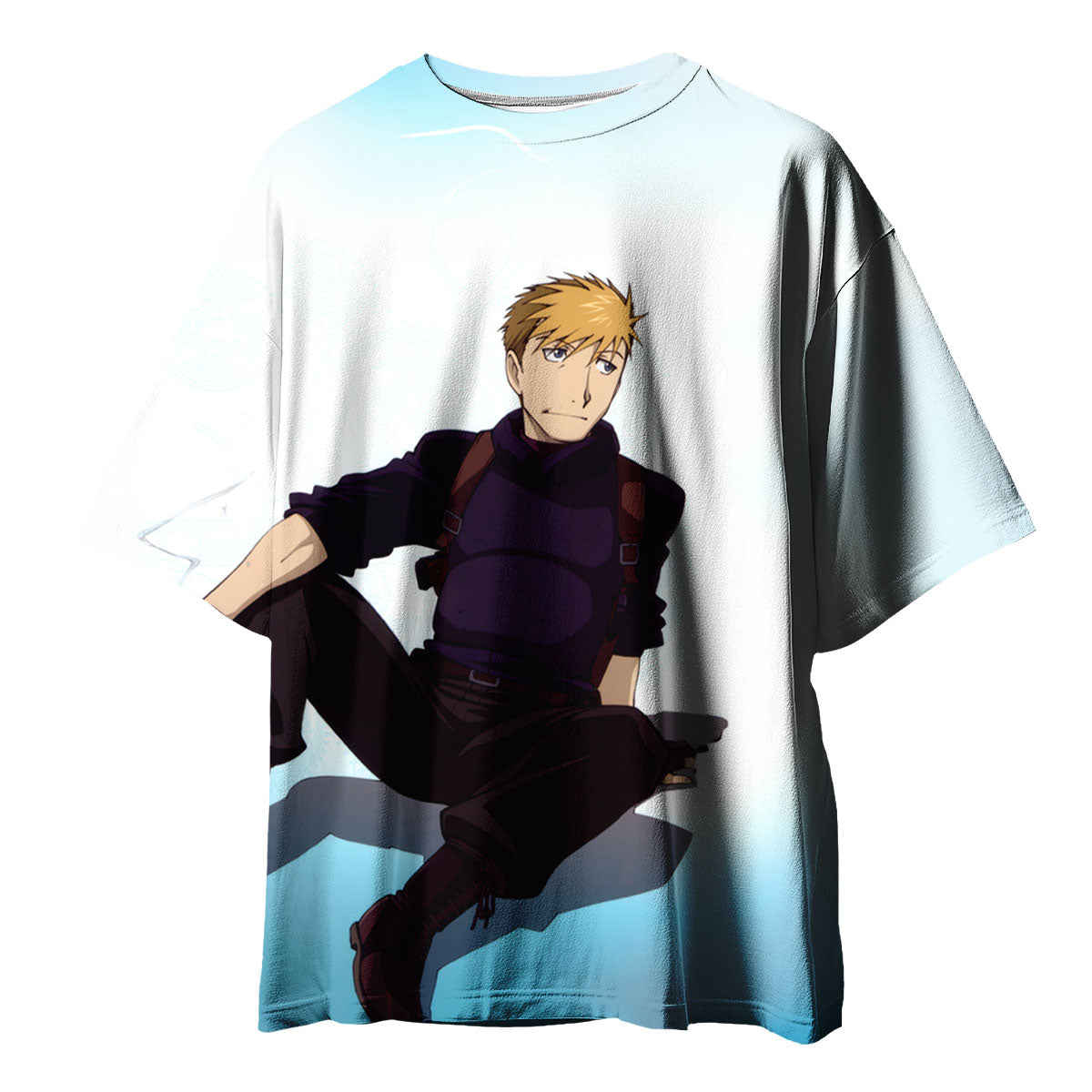 Fullmetal Jean Havoc Seated Injured Anime Apparel