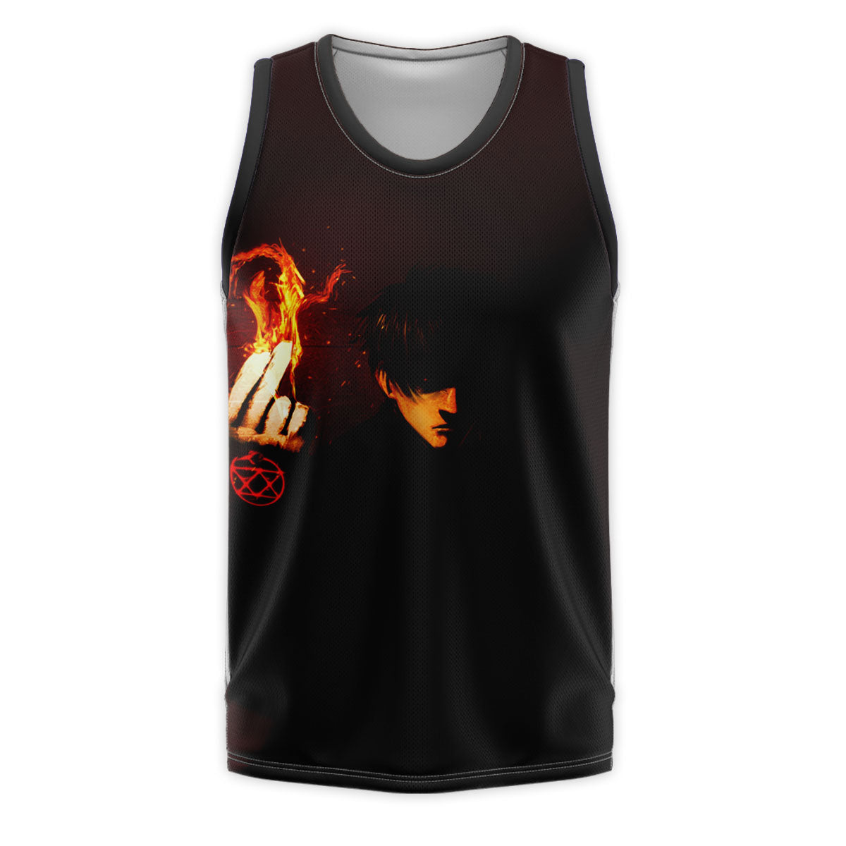 Fullmetal Roy Mustang Ignites Flames Anime Apparel