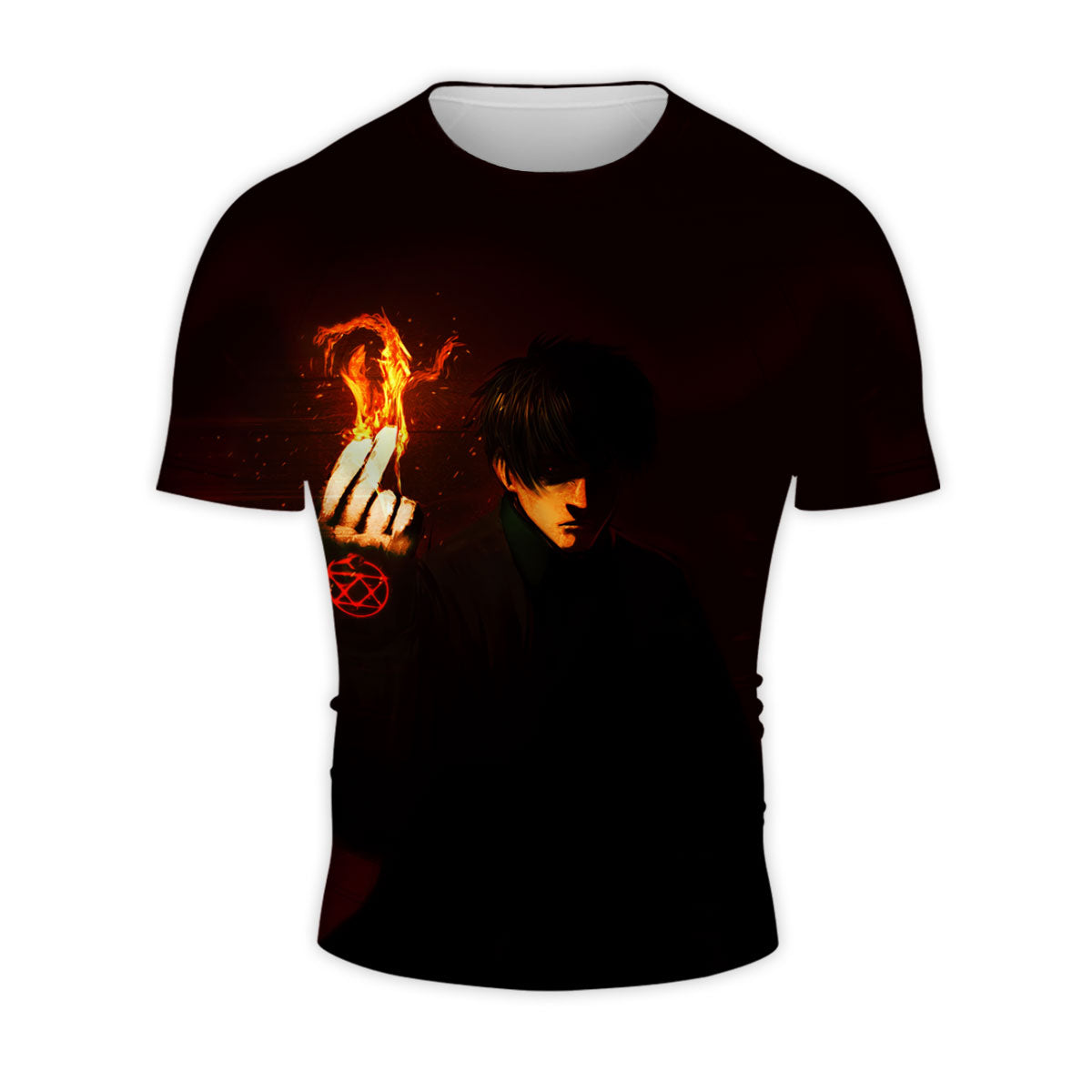 Fullmetal Roy Mustang Ignites Flames Anime Apparel