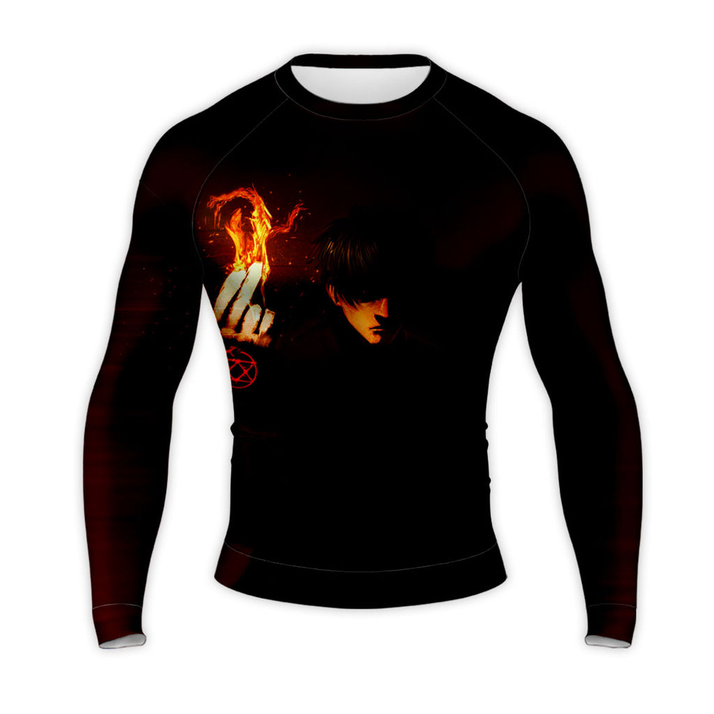 Fullmetal Roy Mustang Ignites Flames Anime Apparel