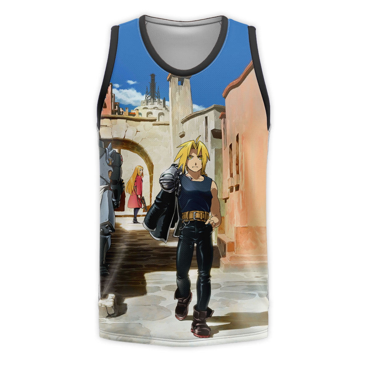 Fullmetalalchemist Elricbrothers Townwalk Anime Apparel