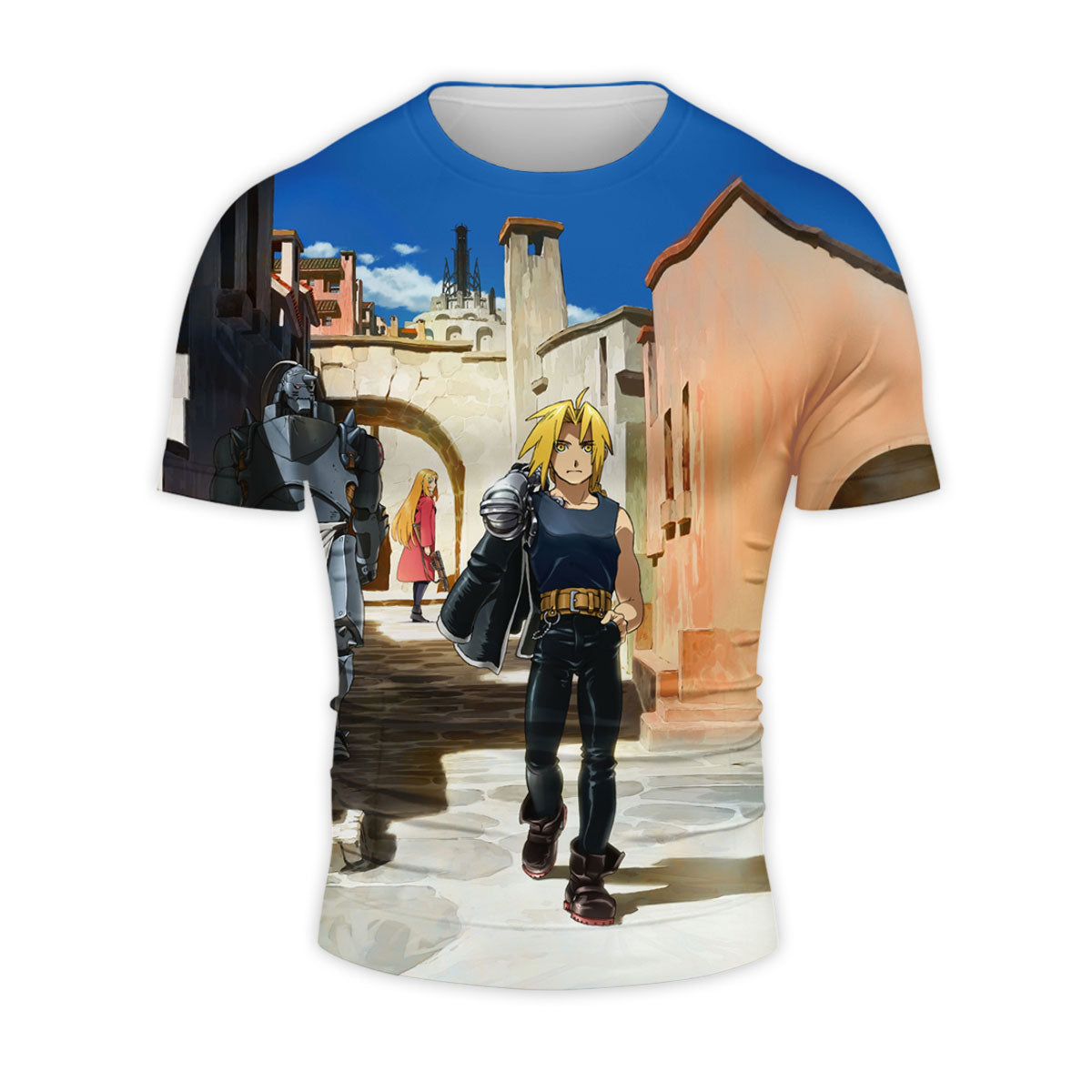 Fullmetalalchemist Elricbrothers Townwalk Anime Apparel