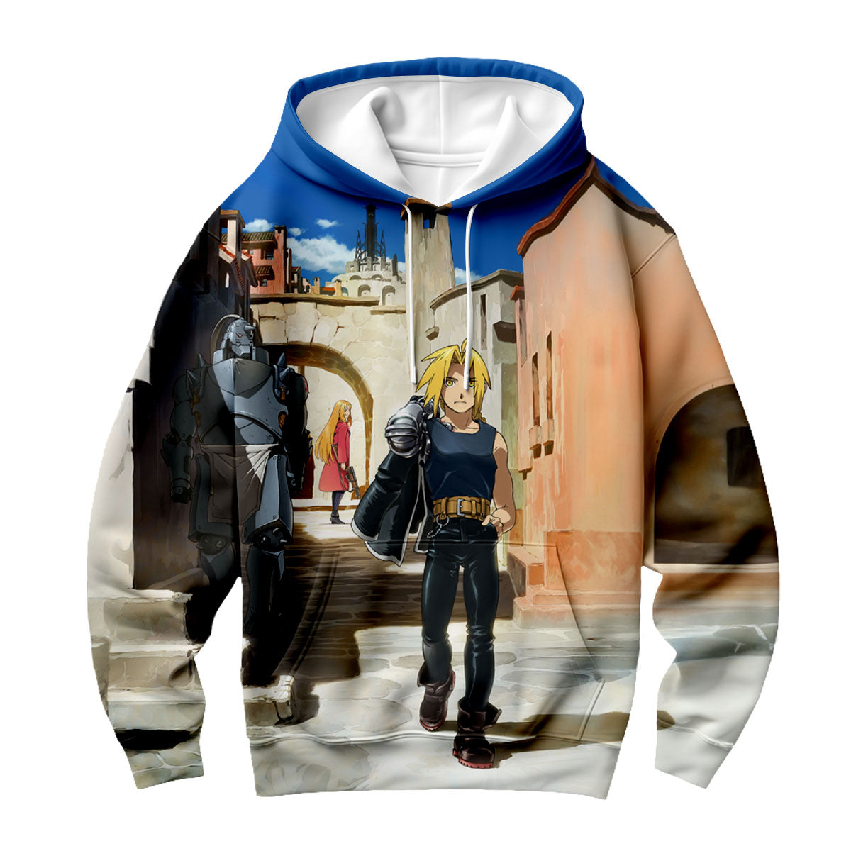 Fullmetalalchemist Elricbrothers Townwalk Anime Apparel