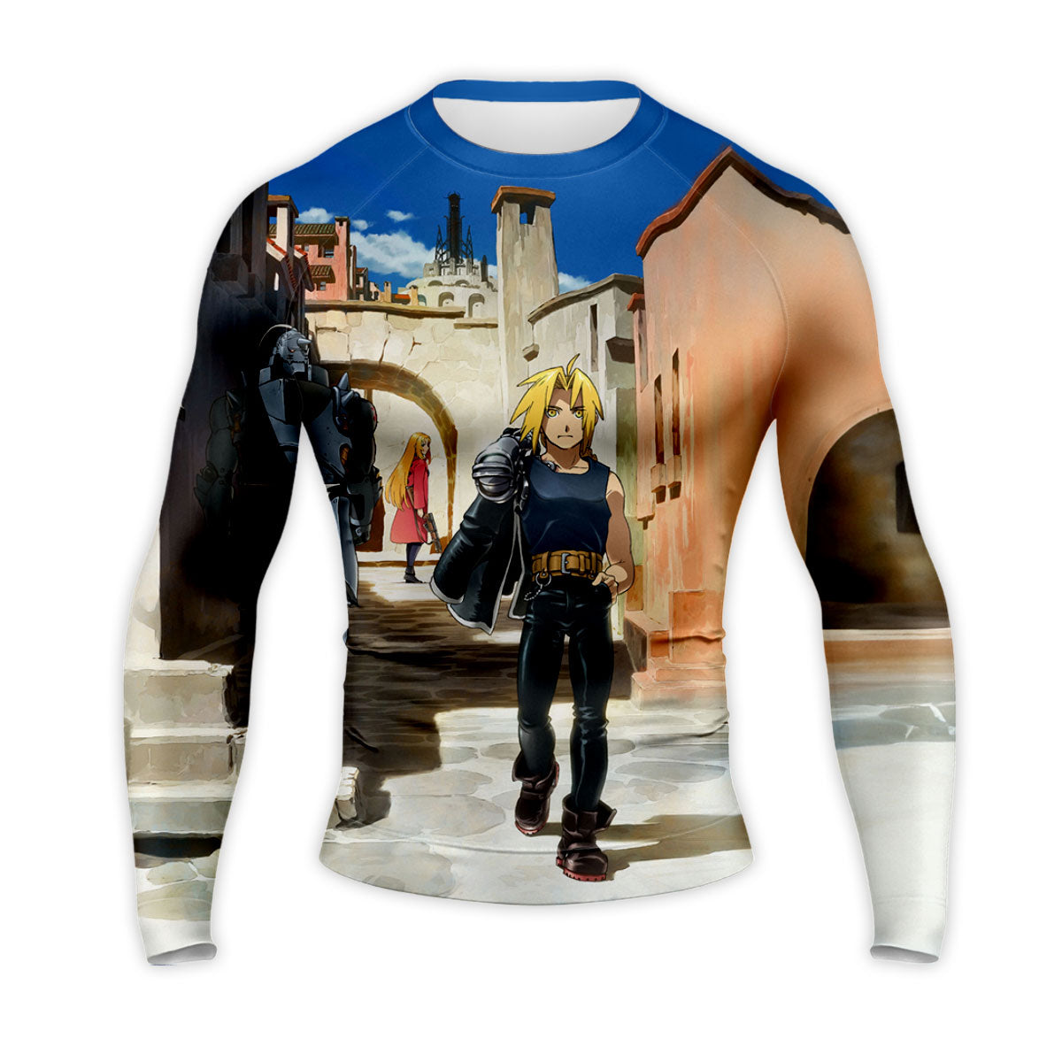 Fullmetalalchemist Elricbrothers Townwalk Anime Apparel