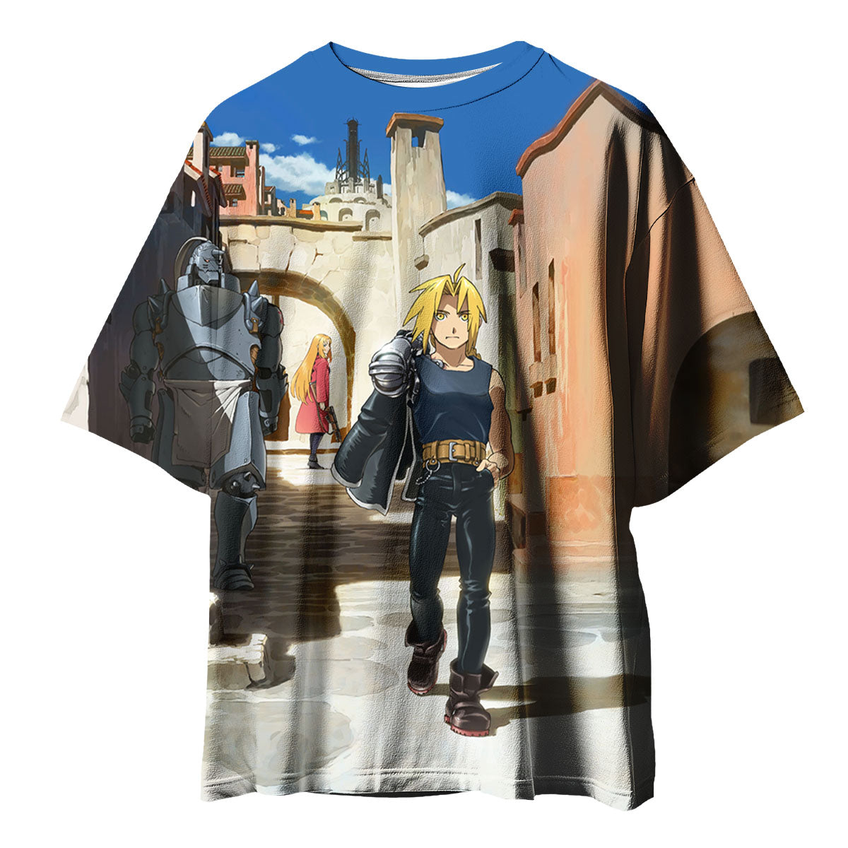 Fullmetalalchemist Elricbrothers Townwalk Anime Apparel