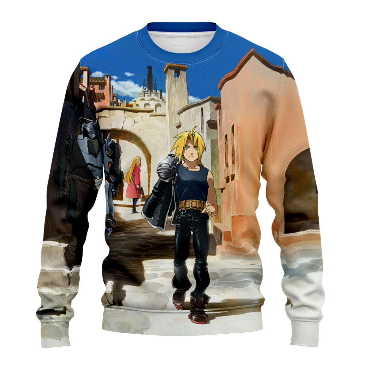 Fullmetalalchemist Elricbrothers Townwalk Anime Apparel